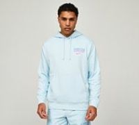 Nike Graphic Overhead Hoodie - Blue - Size XS