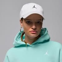 Nike Jordan Club Unstructured Curved-Bill Hat - White - Cotton