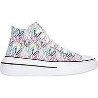 Skechers Cordova Classic Love Letters Women/'s Trainers High Shoes 185132 Colourful, Wmlt White Multi, 6 UK