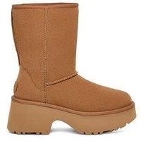 Womens UGG Classic Short New Heights Boot - Chestnut Suede, Size 8 US [1158310]