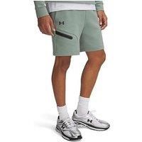 Under Armour Mens Training Unstoppable Fleece Shorts - Green