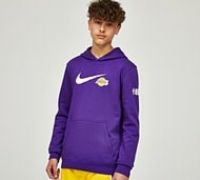 Nike Basketball Junior LA Lakers Overhead Hoodie - Purple - Size S/B