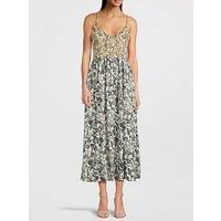 Free People Sweet Nothings Midi Dress - Multi