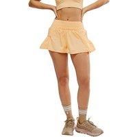 Free People Movement Women'S Training Get Your Flirt On Shorts - Orange