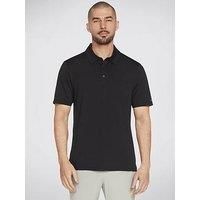 Skechers Godri Charge Short Sleeve Polo Shirt - Black