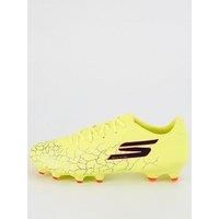 Skechers Mens SKX_01 Gold Firm Ground Football Boots Lightweight Lace Up