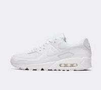 Nike Air Max 90 Trainer - White / White - Size 12