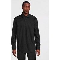 Hugo Kenno Long Sleeve Shirt - Black