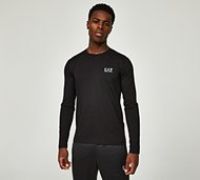 EA7 Core ID Long Sleeved T-Shirt - Black - Size XS