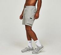 Faded Store Stretch Tech Woven Short - Grey - Size L