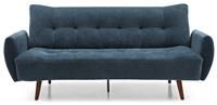 Kyoto Roman Fabric Sofa Bed - Navy