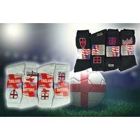 12 Pack England Flag Unisex Socks - Choose Black Or White