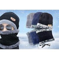 Usb Electric Heated Scarf And Hat Set In 3 Colours - Grey