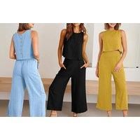 Women'S Co-Ord Set - 6 Colours! - Black