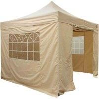 All Seasons Gazebos, 3x3m, Heavy Duty, Fully Waterproof, PVC Coated, Premium Pop Up Gazebo With 4 x 100% waterproof Side Panels (Same quality as the roof) + Carry Bag With Wheels and 4 x leg weight bags. Choice of Colours