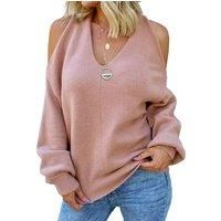 Sexy Open Back Pullover Sweater - 7 Colour Options