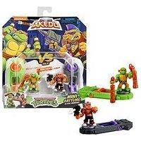 Legends Of Akedo Teenage Mutant Ninja Turtles, Mini Battling Warriors Versus Pack Michelangelo Vs Bebop