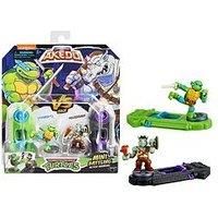 Legends Of Akedo Teenage Mutant Ninja Turtles, Mini Battling Warriors Versus Pack Leonardo Vs Rocksteady