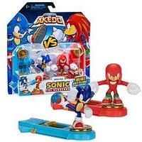 Akedo 15438 Anime Legends Hedgehog. Mini Battling Action Warriors: Sonic Versus Knuckles, Multicolor