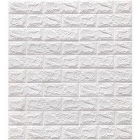 3D Decorative Wall Panels - 5 Or 10 Pieces In White, Pink, Blue Or Grey