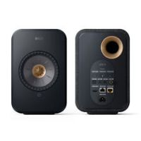 KEF LSX II - Wireless Bookshelf Speakers, Black | Active Speakers | TV | PC | Gaming | HDMI