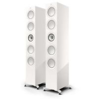 Manufacturer Refurbished - KEF R11 Meta Floorstanding Speakers - White Gloss