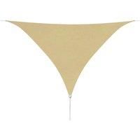 Sunshade Sail Oxford Fabric Triangular 3.6x3.6x3.6 m Beige