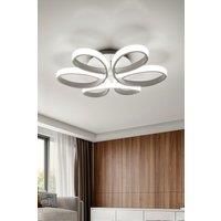 Modern Acrylic Petal LED Semi Ceiling Light