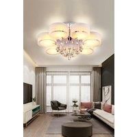 Round LED Semi Flush Mount Light