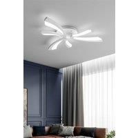 Unique V-Shaped LED Semi Flush Ceiling Light