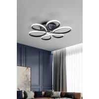 Modern Acrylic Petal LED Semi Ceiling Light