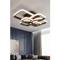 Contemporary LED Energy-efficient Light-adjusted Semi Flush Ceiling Light