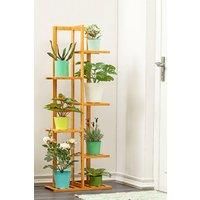 1 tier Alexander Free Form Multi Tiered Rubberwood Plant Stand