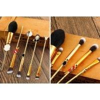 5Pcs Wednesday Addams Inspired Makeup Brush Set