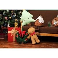 Christmas Throw Pillow - Wreath, Gingerbread Man & More!