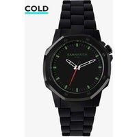 KAMAWATCH Castell Forest Black and Green Camo Plastic Bracelet Watch KWP17