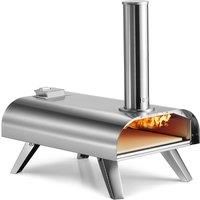 12" Portable Outdoor Wood-Fired Bbq & Pizza Oven!