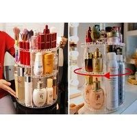 360 Rotating Makeup Organiser In 3 Colours - Black