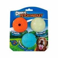 Chuckit Glow Medley 3pack Dog Ball