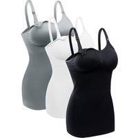 Women'S Nursing Tank Top W Built-In Bra - 4 Sizes, 5 Colours