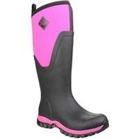 Muck Boots Women's Arctic Sport II Tall Rain Boot, Pink (Black/Pink), 5 UK