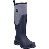 Muck Boots Arctic Sport II Tall Size 4 Womens Black/Grey Non Safety Wellies (868JT)