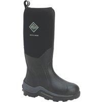 Muck Boots Unisex Arctic Sport Fleece Lined Waterproof Pull on Boot, Black, 12