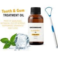 15Ml Or 30Ml Tooth & Gum Treatment Oil & Tongue Scraper