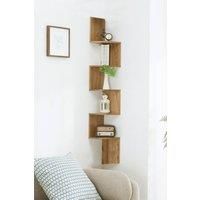 5 Tier Audrienne Corner Bookcase