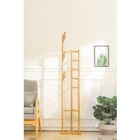 Bamboo Coat Rack Stand Coat Standing Tree