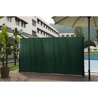 1.8*3M Green PVC Privacy Decorative Fences