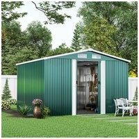 Large Metal Garden Tool Storage Shed