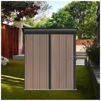 Metal Garden Storage Tool Shed with Lockable Door