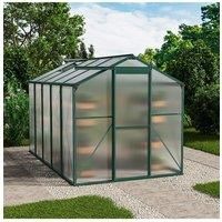 Aluminium Hobby Greenhouse with Window Opening